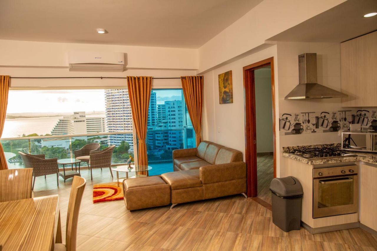 Poseidon Lake Apartments Cartagena Eksteriør billede